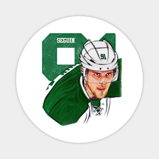 Tyler Seguin Dallas Sketch Stare Magnet